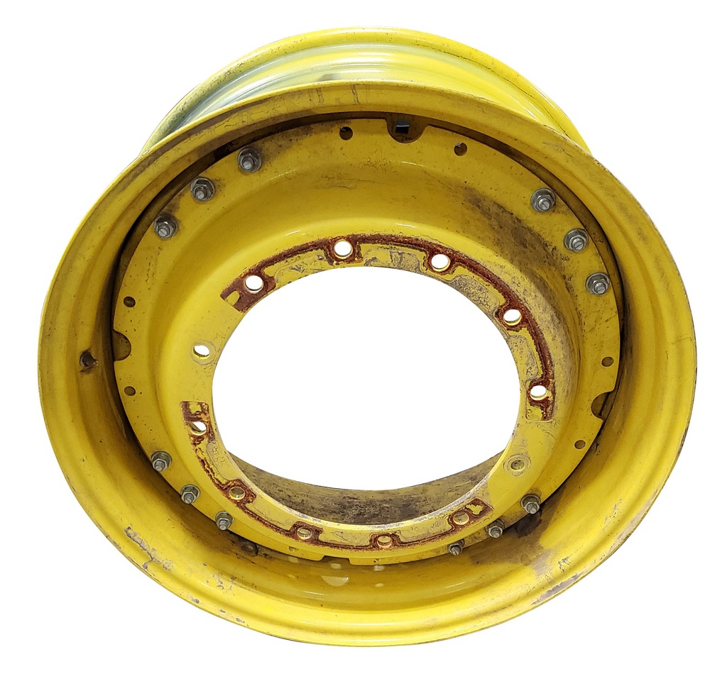 12-Hole Waffle Wheel (Groups of 3 bolts)HD Center for 34" Rim, John Deere Yellow