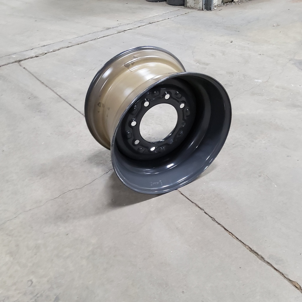 9.75"W x 16.5"D, Gray 8-Hole Skid Steer