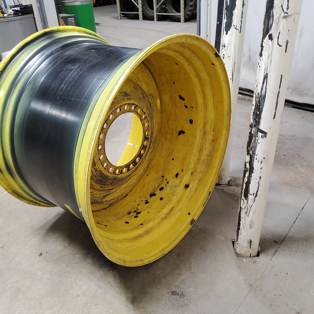27"W x 38"D, John Deere Yellow 20-Hole Formed Plate