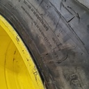 LSW 1400/30R46 Goodyear Farm Optitrac R-1W on John Deere Yellow 10-Hole Formed Plate
