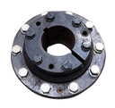 10-Hole Wedg-Lok OE Style, 5" (127mm) axle, Black