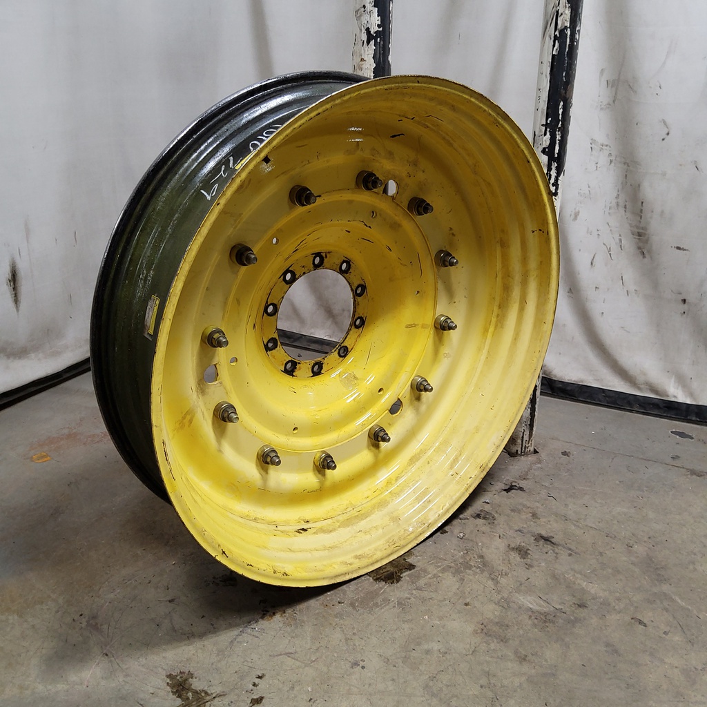 12"W x 50"D, John Deere Yellow 12-Hole Stub Disc