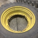 20.8/R42 Firestone Radial All Traction 23 R-1 on John Deere Yellow 12-Hole Stub Disc 55%