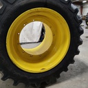 50"W x 46"D, John Deere Yellow 12-Hole Stub Disc (Double Disc)