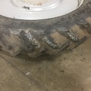 380/90R54 Goodyear Farm DT800 Super Traction R-1W on Case IH Silver Mist 10-Hole Formed Plate W/Weight Holes 40%