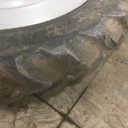 380/90R54 Goodyear Farm DT800 Super Traction R-1W on Case IH Silver Mist 10-Hole Formed Plate W/Weight Holes 40%