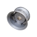 16"W x 24"D Rim with Clamp/Loop Style Rim with 8-Hole Center, Case IH Silver Mist