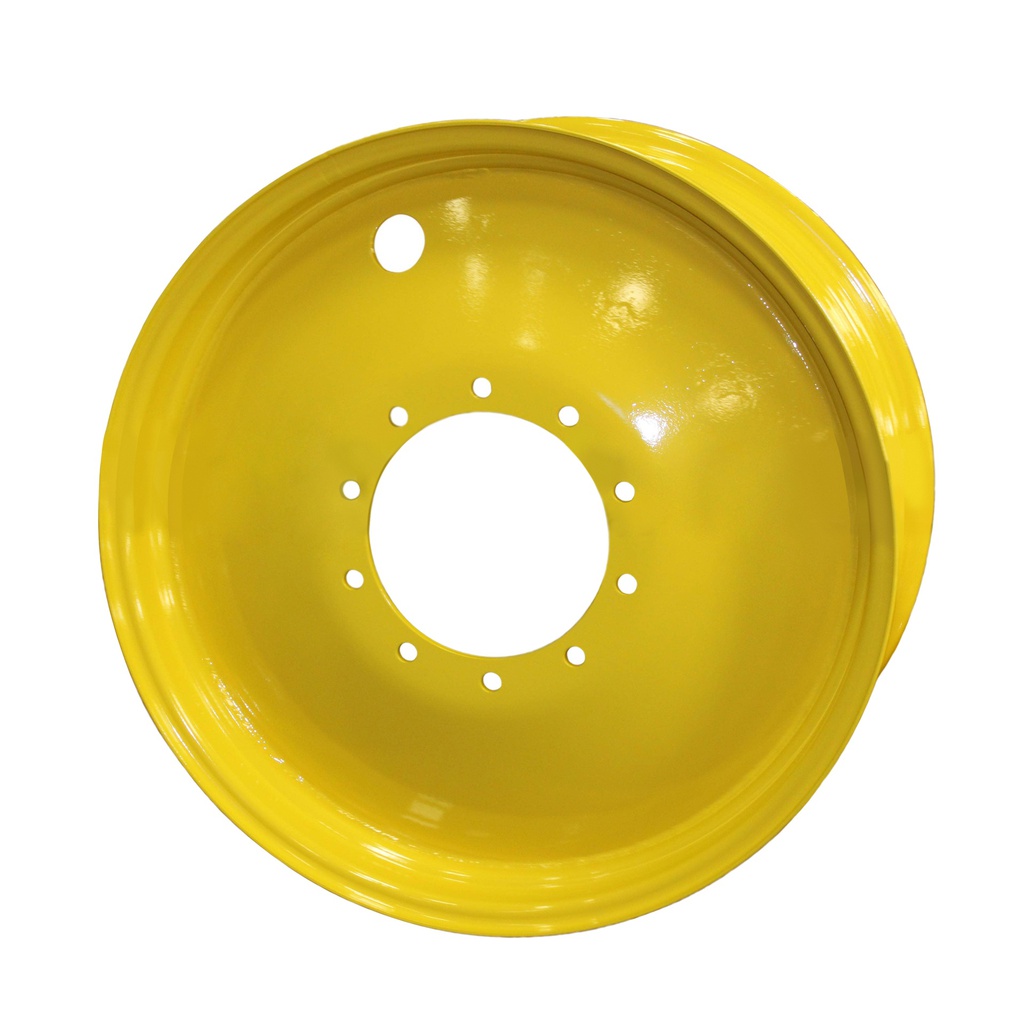 16"W x 34"D, John Deere Yellow 10-Hole Formed Plate