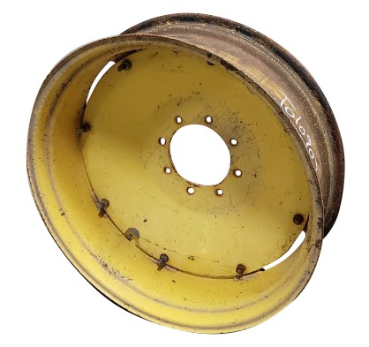 8-Hole Rim with Clamp/Loop Style Center for 34" Rim, John Deere Yellow