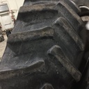 520/85R46 Firestone Radial Deep Tread 23 R-1W on Case IH Silver Mist 10-Hole Formed Plate W/Weight Holes 70%