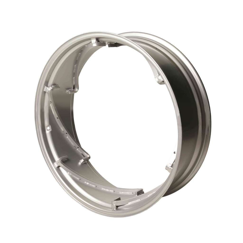 11"W x 36"D, Silver Aluminum 6-Hole Power Adjust