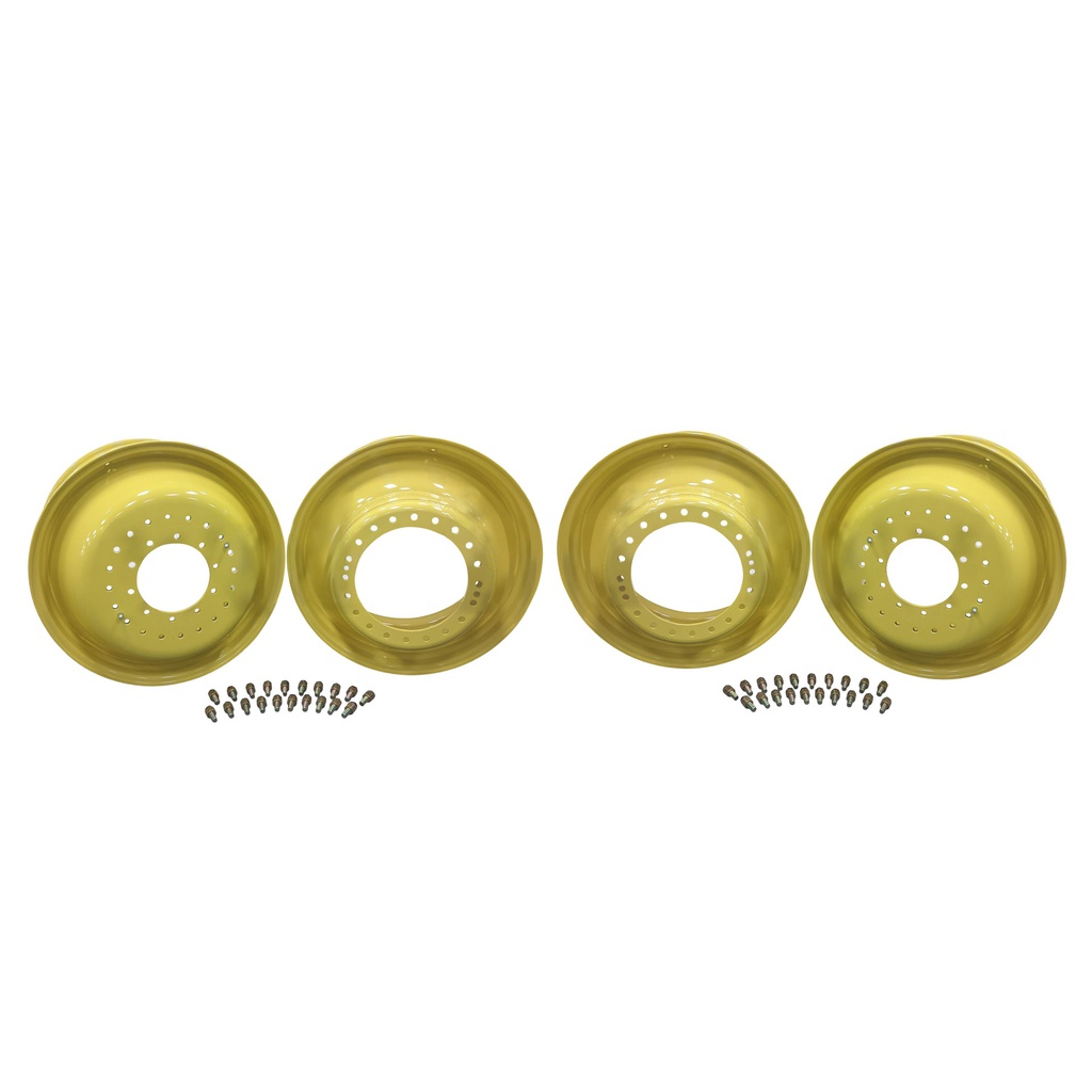 25"W x 38"D, John Deere Yellow 10-Hole XHD Straddle Dual Kit 44" SPACING