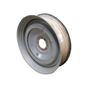 12"W x 46"D Stub Disc Rim with 8-Hole Center, Case IH Silver Mist