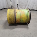 27"W x 32"D, John Deere Yellow 6-Hole Band Dual-Small Diameter