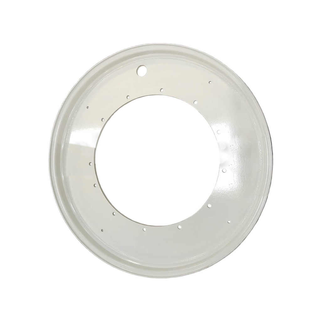 12"W x 46"D, IH White 12-Hole Stub Disc