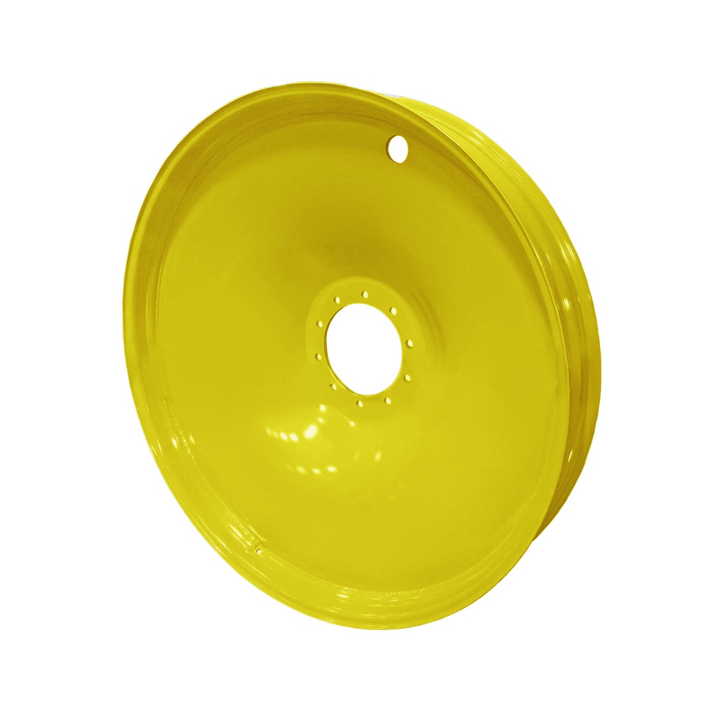 8"W x 54"D, John Deere Yellow 10-Hole Spun Disc