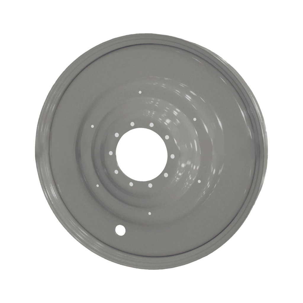 8"W x 48"D, Agco Corp Gray 10-Hole Formed Plate W/Weight Holes