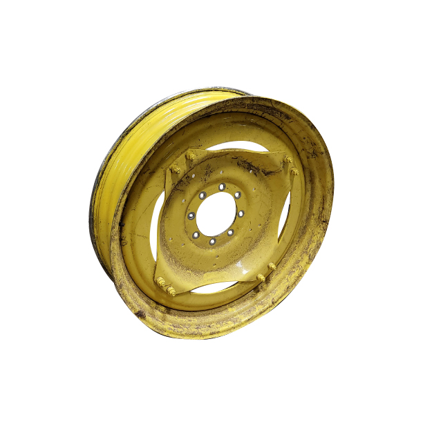 8-Hole Stub Disc (groups of 2 bolts) Center for 42"-54" Rim, John Deere Yellow