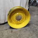 12"W x 38"D Waffle Wheel (Groups of 3 bolts)/Waffle Wheel (Groups of 3 bolts, w/weight holes) Rim with 10-Hole Center, John Deere Yellow