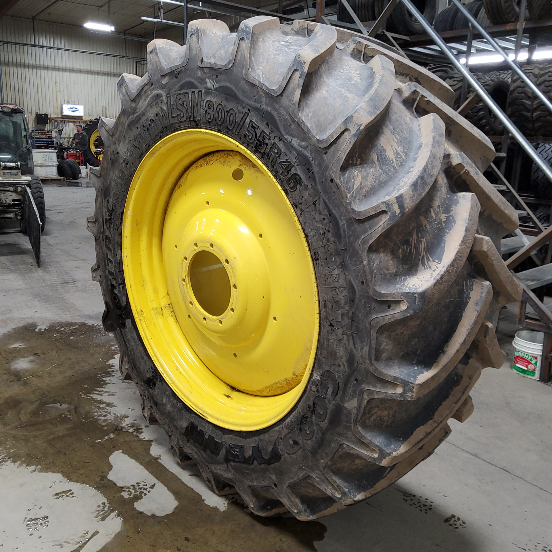 Used800/55R46 Goodyear Farm DT830 Optitrac R1W Agricultural Tires for