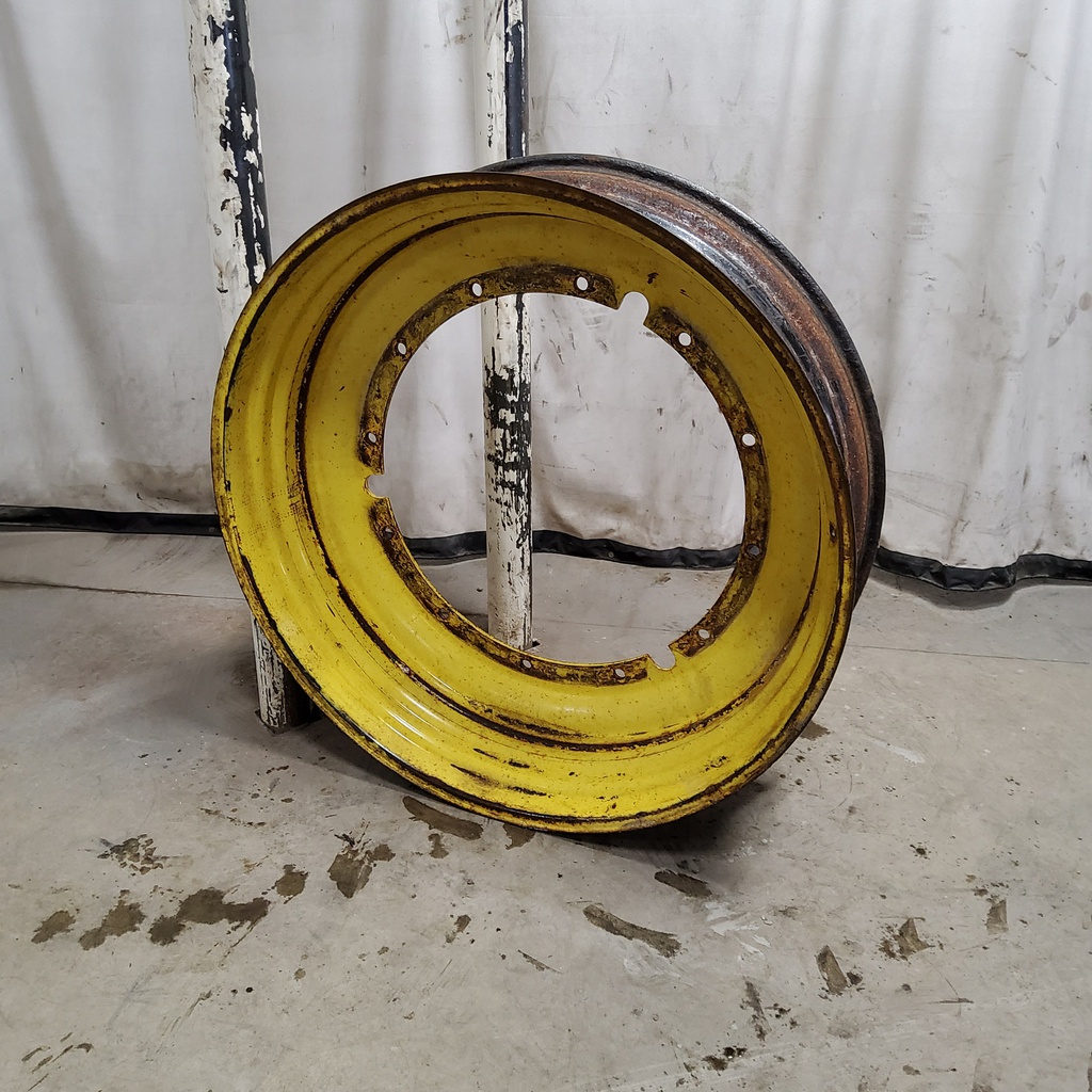 13"W x 46"D, John Deere Yellow 12-Hole Stub Disc