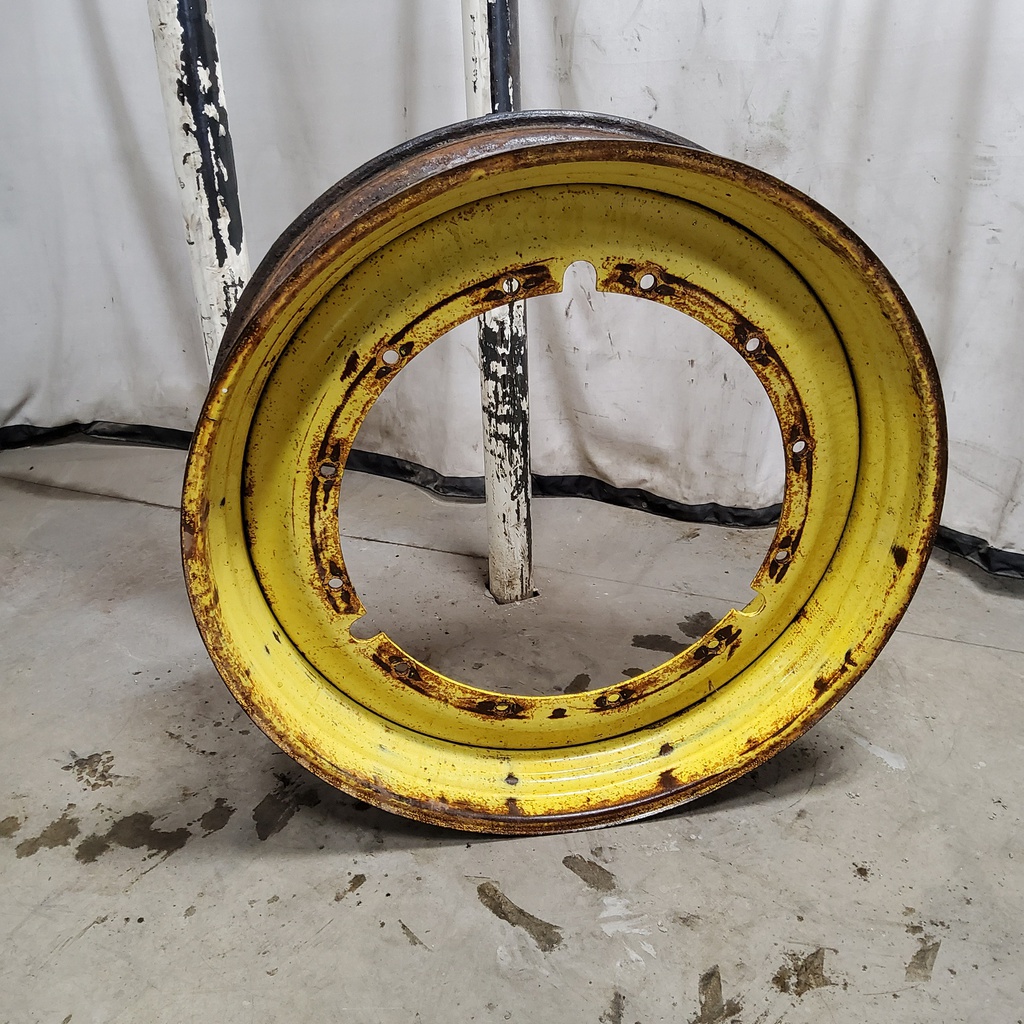 13"W x 46"D, John Deere Yellow 12-Hole Stub Disc