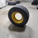 445/50R22.5 Michelin on John Deere Yellow 12-Hole Implement 99%