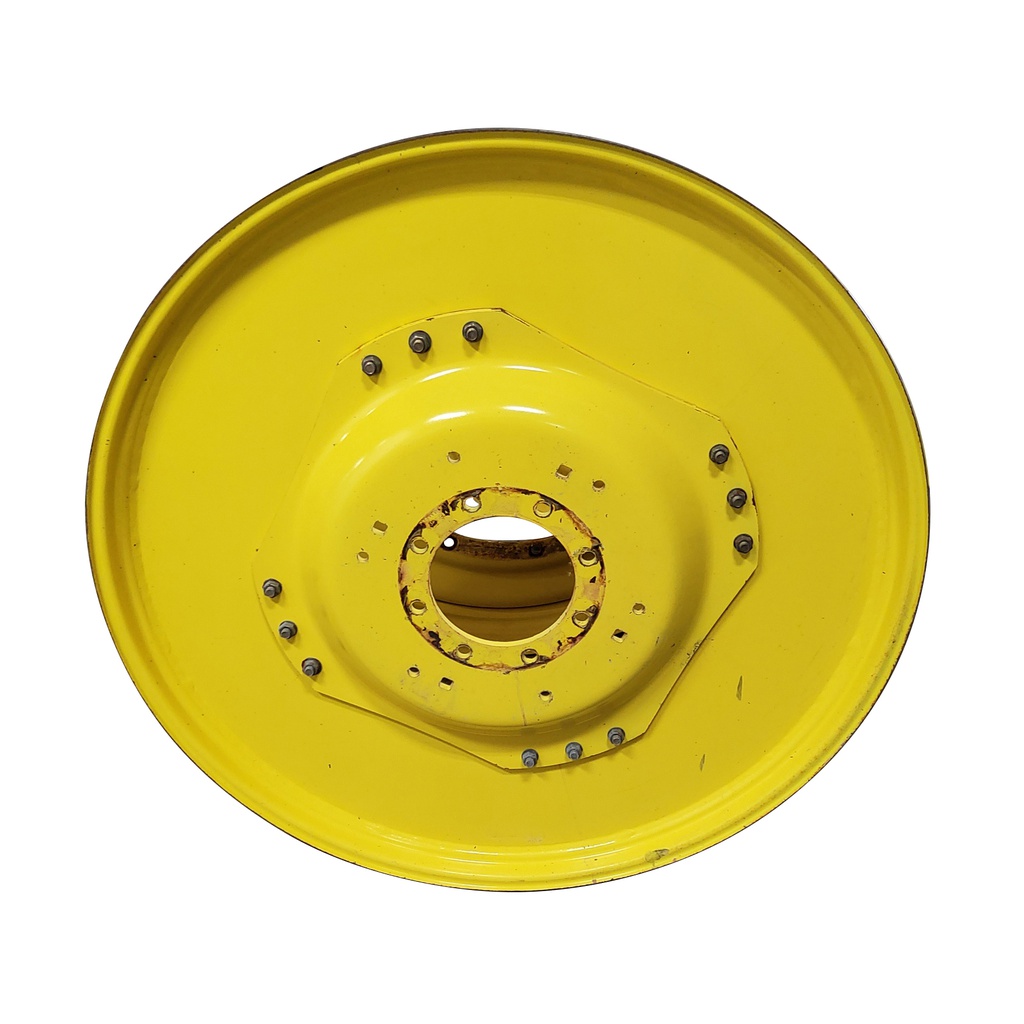 8-Hole Stub Disc (groups of 3 bolts) Center for 48" Rim, John Deere Yellow