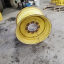 16"W x 26"D, John Deere Yellow 8-Hole Formed Plate