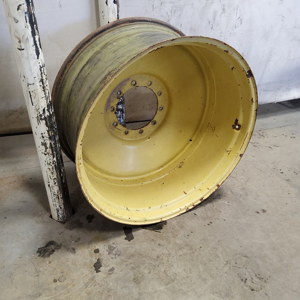 18"W x 38"D, John Deere Yellow 10-Hole Formed Plate