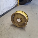 8"W x 24"D, John Deere Yellow 8-Hole Stamped Plate