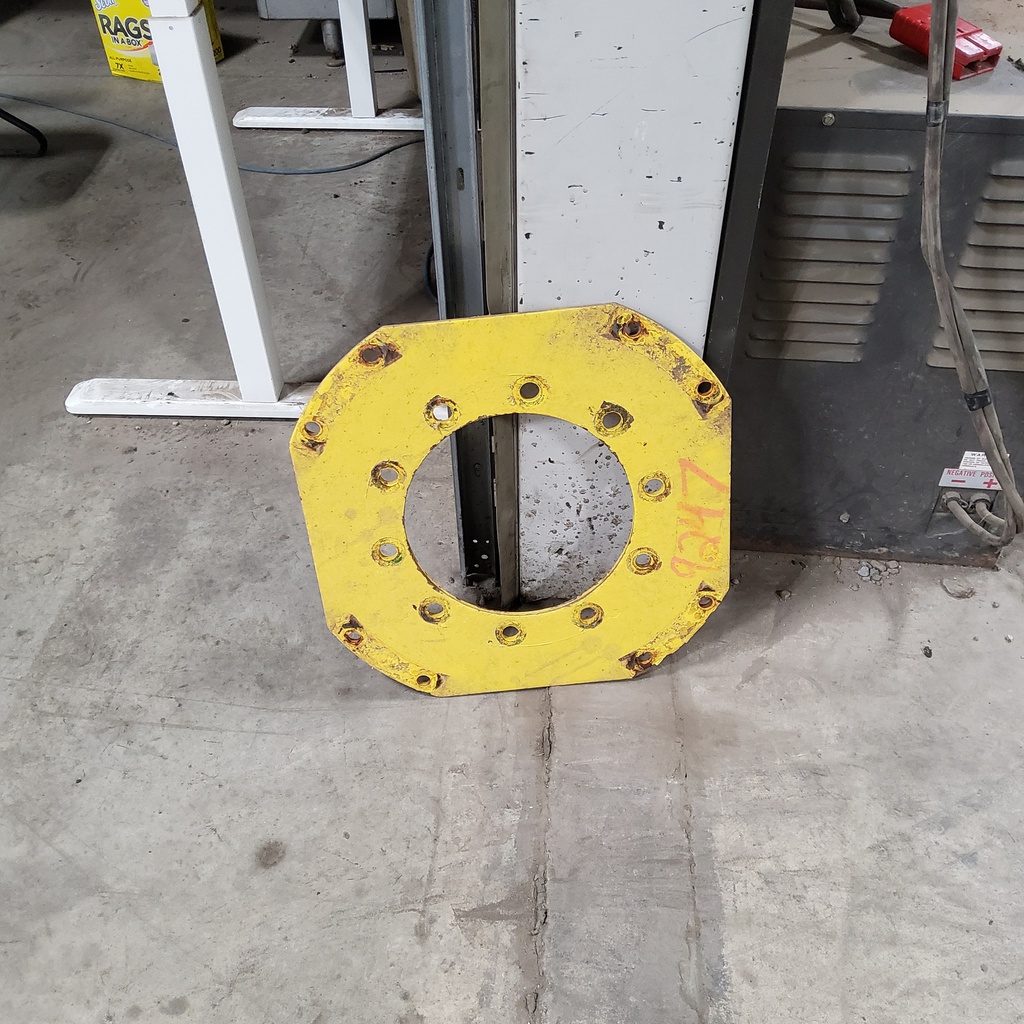 10-Hole Waffle Wheel (Groups of 2 bolts) Center for 26" Rim, John Deere Yellow