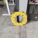 10-Hole Waffle Wheel (Groups of 2 bolts) Center for 26" Rim, John Deere Yellow
