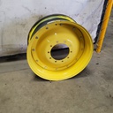 15"W x 34"D, John Deere Yellow 12-Hole Stub Disc