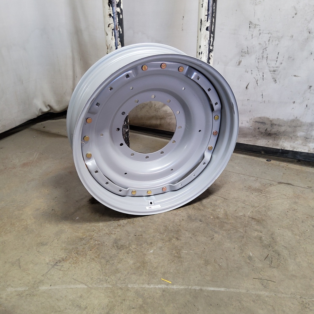 12-Hole Waffle Wheel (Groups of 3 bolts, w/weight holes) Center for 38"-54" Rim, Agco Corp Gray