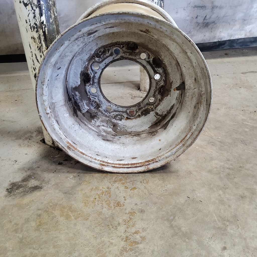 14"W x 16.1"D, White 8-Hole Implement
