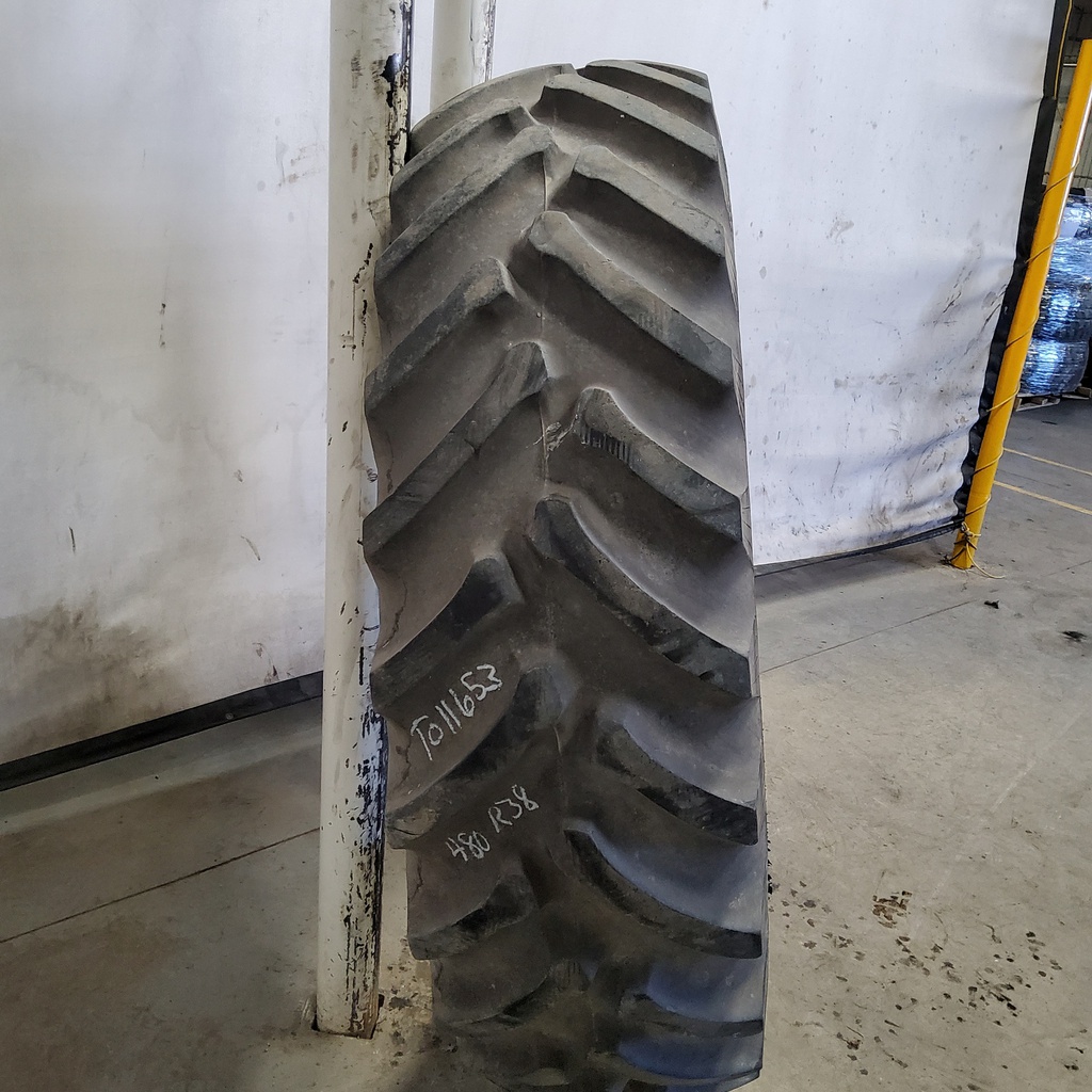480/80R38 Titan Farm Hi Traction Lug Radial R-1 149B 75%