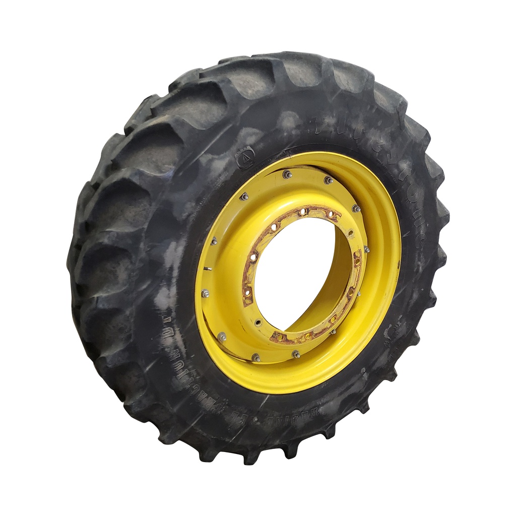 12-Hole Stub Disc Center for 34" Rim, John Deere Yellow