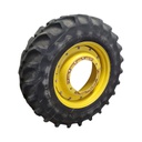 12-Hole Stub Disc Center for 34" Rim, John Deere Yellow