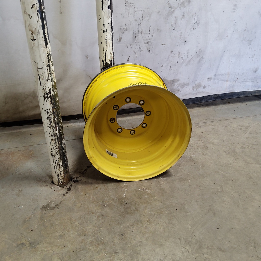 18"W x 26"D, John Deere Yellow 8-Hole Formed Plate