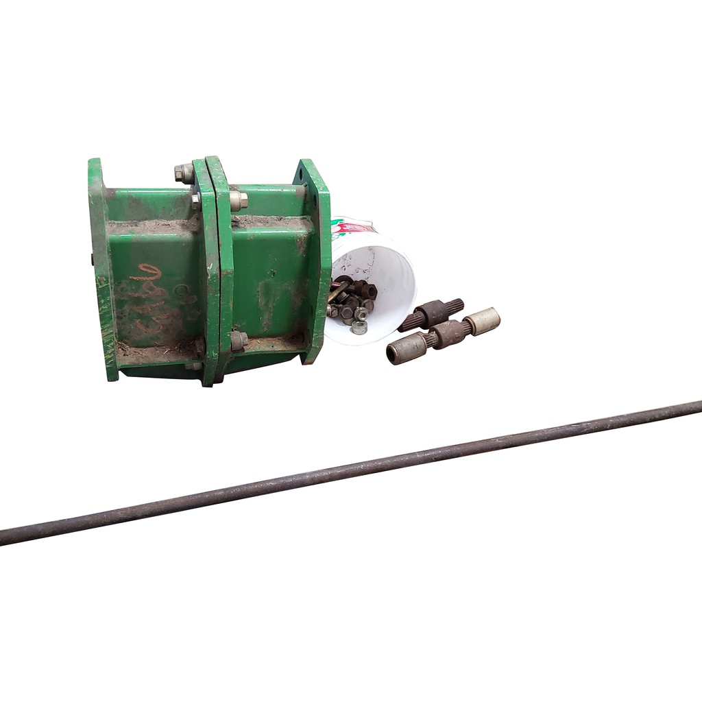 10"L Combine Frame Extension, w/Shafts, Hdw & Truss Rod, John Deere Combine 9000 Series[Single Reduction same as Ring and Pinion] ("A" 18/18 Spline Equal Length Shafts), John Deere Green