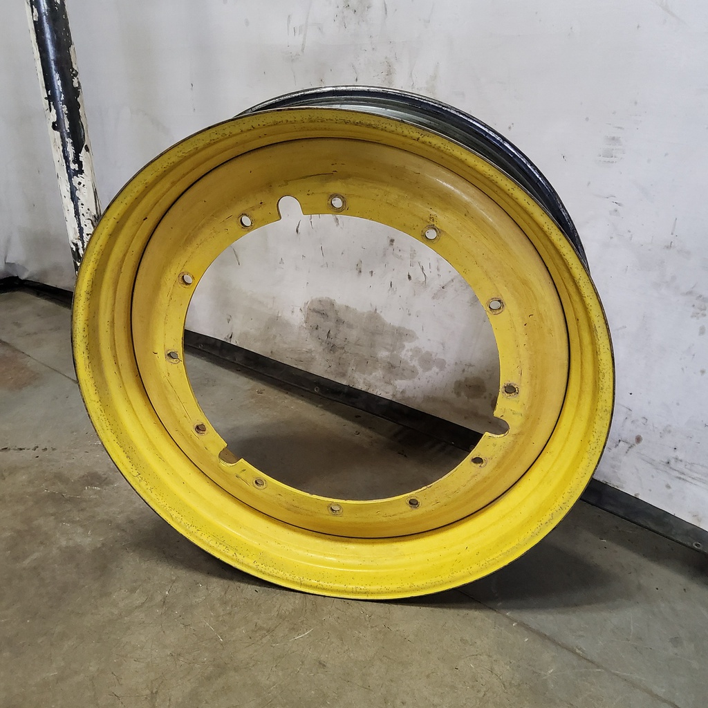 13"W x 46"D, John Deere Yellow 12-Hole Stub Disc