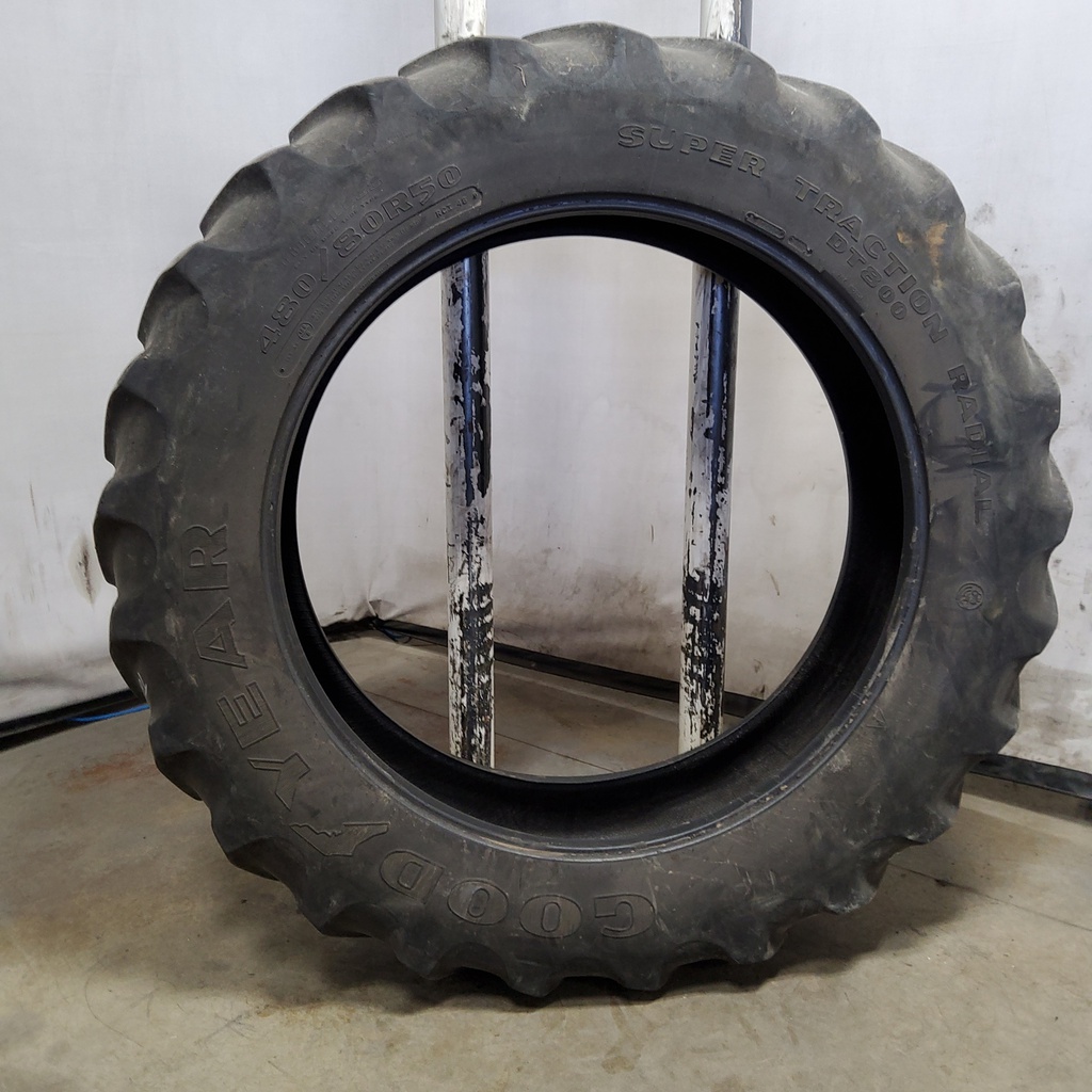 480/80R50 Goodyear Farm DT800 Super Traction R-1W 159B 50%