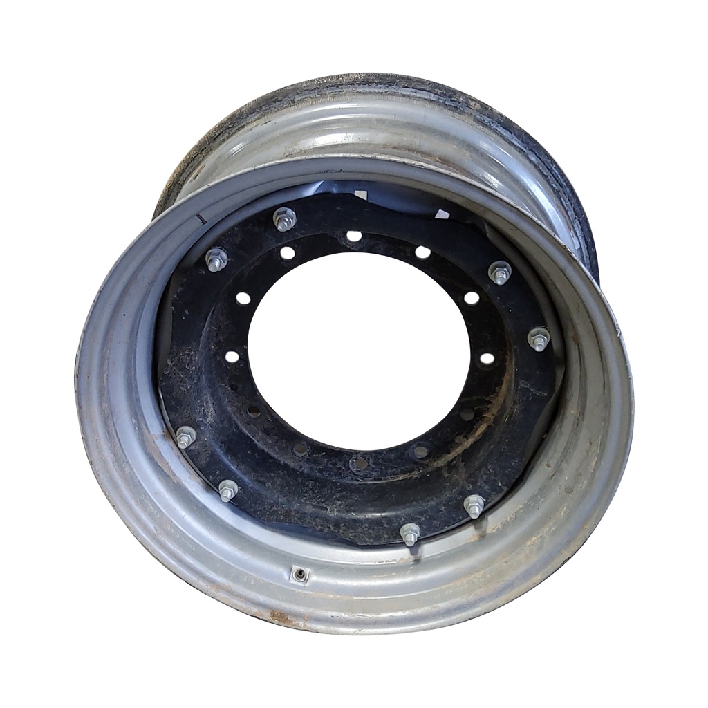 12-Hole Waffle Wheel (Groups of 2 bolts) Center for 34" Rim, Black