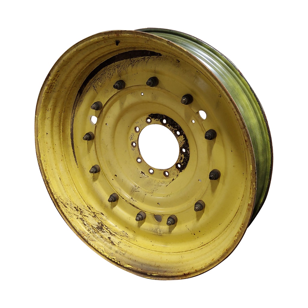 10"W x 50"D, John Deere Yellow 12-Hole Stub Disc