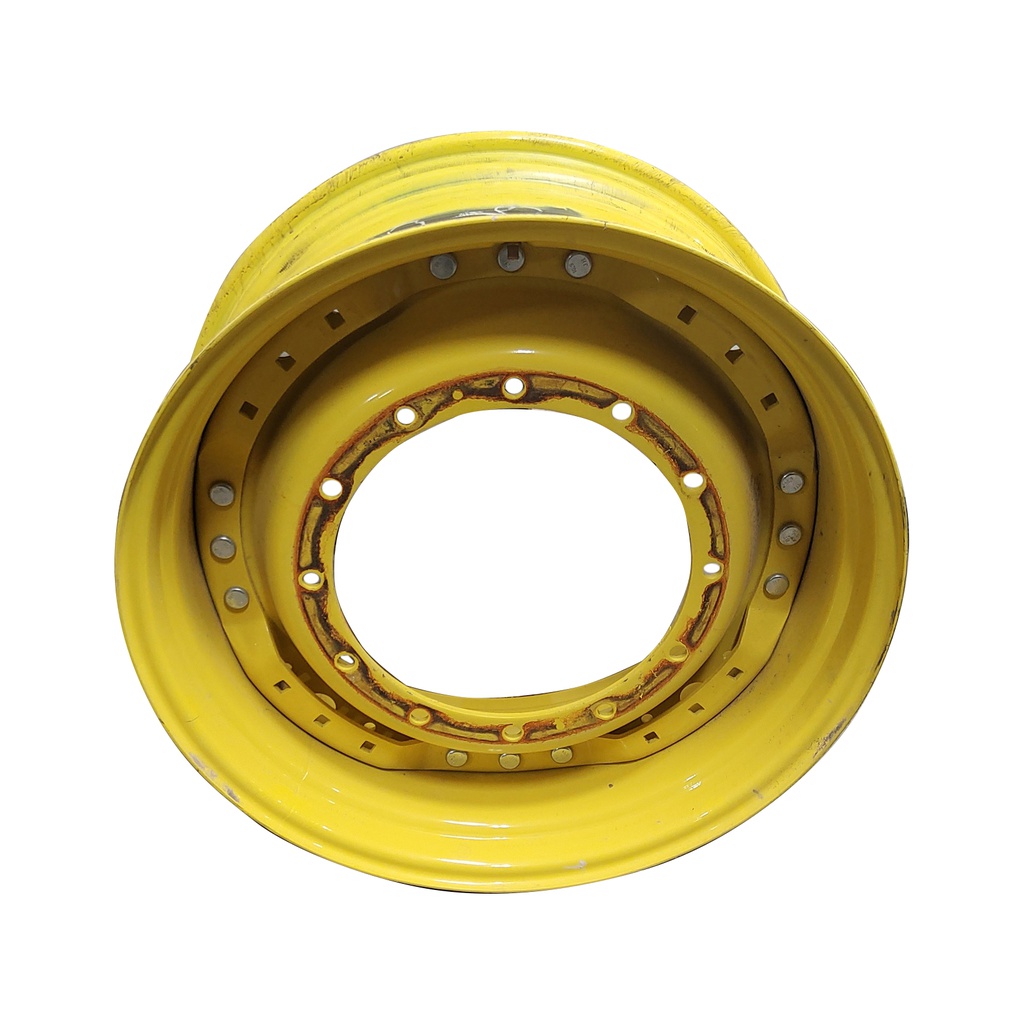 12-Hole Waffle Wheel (Groups of 3 bolts)HD Center for 34" Rim, John Deere Yellow