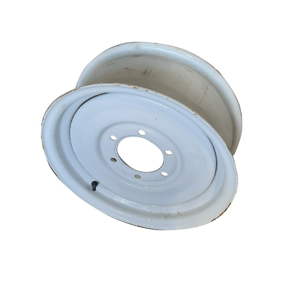 6"W x 16"D, White 6-Hole Implement