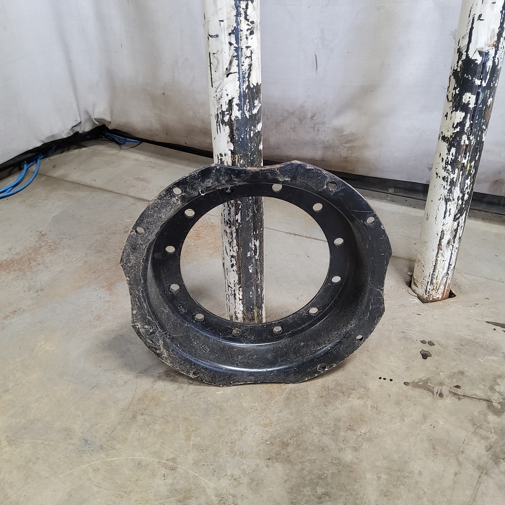 12-Hole Waffle Wheel (Groups of 2 bolts) Center for 34" Rim, Black