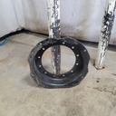 12-Hole Waffle Wheel (Groups of 2 bolts) Center for 34" Rim, Black