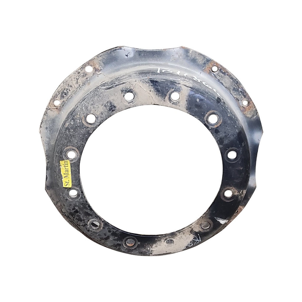 12-Hole Waffle Wheel (Groups of 2 bolts) Center for 28"-30" Rim, Black